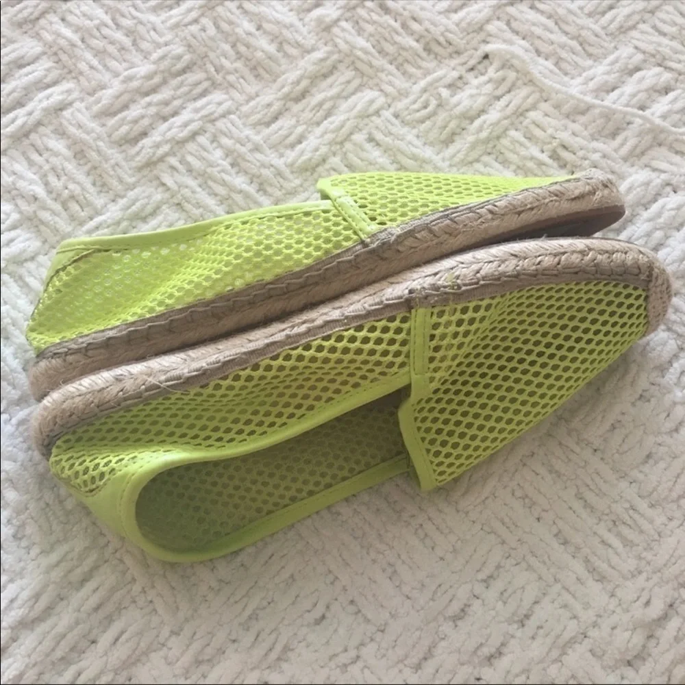 Rebecca Minkoff Ginny Espadrille Neon Flat 8.5
